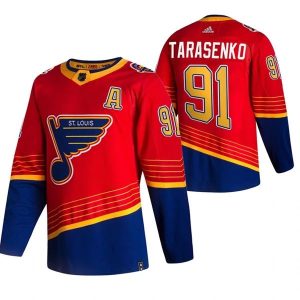 St. Louis Blues Trikot Vladimir Tarasenko 91 2022 Reverse Retro Rot Authentic